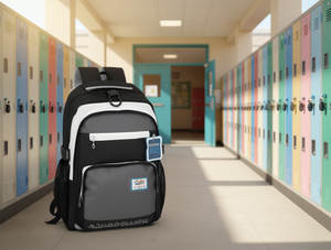 Zaino per bambini 18 pollici in tessuto Oxford impermeabile, borsa scolastica unisex - Product Image 2