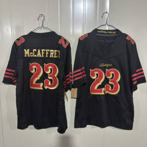 Оптовая продажа: Новые стили высококачественных мужских футболок для американского футбола с вышивкой, джерси для регби, командные джерси 49ers - Product Image 4