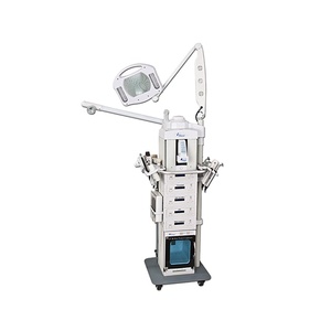 E-NewFace 19 en 1, microdermabrasion au diamant multifonctionnelle, jet peel, brosse ultrasonique, lampe en acier inoxydable, salon de beauté, US/IT - Product Image 1
