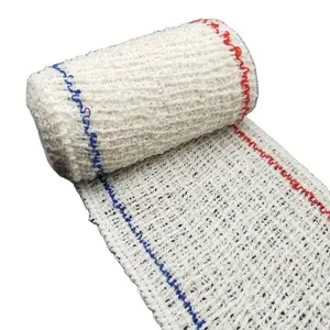 高品质耐用外科消毒医用耗材棉氨纶绉纱绷带，厂家低价