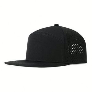 Gorra de Béisbol Deportiva de Alto Rendimiento con Diseño de Logotipo Personalizado, Visera Plana, Bordado, 6 Paneles, Orificios Cortados, Perforada con Láser, Unisex - Product Image 2