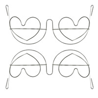 Prêt à expédier carnaval fil métallique soutien-gorge cadre Samba soutien-gorge accessoires cadre bricolage décoratif soutien-gorge ensembles pour Costume de carnaval