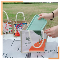 Sacs fourre-tout en jute écologiques, cadeau promotionnel, sac de sport, panier à plantes, motif de dessin animé tendance, sac en chanvre imprimable