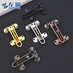 Zuogang Zinc Alloy <b>Door</b> Latch Anti-theft Chain <b>Lock</b> Cabinet <b>Door</b> Security Bolt Minimalist Design Easy Installation - Product Image 1