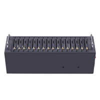 Modem GSM Multi Bulk SMS Murah 16 Port Dengan Perangkat Lunak SMS/MMS Gratis, 16 Kartu SIM, Modem Pool GSM