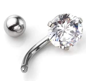 Bijoux de piercing de nombril personnalisés avec barre en acier chirurgical et breloques pendantes personnalisées pour femmes - Product Image 3