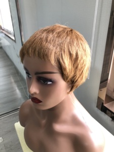 Perruque Courte <span class=keywords><strong>Homme</strong></span> Style Mode Cheveux Brésiliens Brun <span class=keywords><strong>Clair</strong></span> 100% Cheveux Humains Vierges Pas Chère - Product Image 5