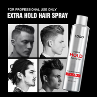 Spray de réglage de cheveux naturels de style professionnel, usine OEM
