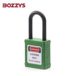 <span class=keywords><strong>Cadenas</strong></span> en nylon de sécurité <span class=keywords><strong>bleu</strong></span> BOZZYS 38mm avec <span class=keywords><strong>cadenas</strong></span> de sécurité industriel à clé identique et maître à clé anti-poussière - Product Image 1