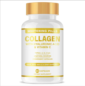 Oem <span class=keywords><strong>1000Mg</strong></span> Glutathion Huid Whitening Capsules Organische Whitening Collageen & Vitamine C Pillen Voor Volwassenen Niet Voor Zwangere Vrouwen - Product Image 1