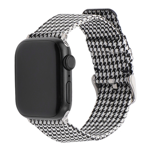 สายนาฬิกาข้อมือสำหรับ <span class=keywords><strong>Apple</strong></span> iWatch 9 8 7 6 5สายเปลี่ยนสายนาฬิกาทำจากผ้าใบทำจากไนลอนขนาด40มม. 44มม. 49มม. - Product Image 3