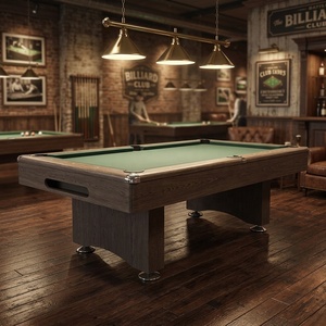 Table de <span class=keywords><strong>billard</strong></span> 9/<span class=keywords><strong>8</strong></span>/7 pieds sur mesure à prix d'usine avec cadre en bois massif, plateau en ardoise, coussinets et design moderne convertible - Product Image 4