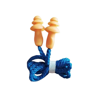 Safety-First Silicona para <span class=keywords><strong>tapones</strong></span> auditivos de bucle para cancelación de ruido y protección auditiva insonorizada con reducción efectiva de ruido - Product Image 3