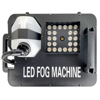 Machine à fumée à colonne d'air dédiée à la scène, à commande à distance, DMX512, manuelle, pour bar, club, fête, 1500 W, LED lumineuse en aluminium