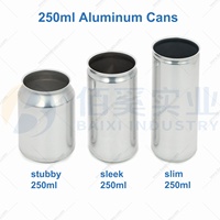 Boîtes de conserve de qualité alimentaire personnalisées imprimées, boîtes de conserve en aluminium de 330 ml pour boissons, avec couvercles faciles à ouvrir, pour les boissons énergisantes