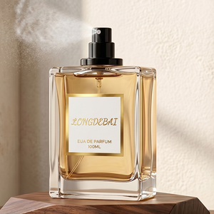 Wholesale Luxury Unisex Crimp Perfume Glass <b>Bottle</b> 30ml 50ml 100ml Empty square Perfume <b>Bottles</b> with Magnetic Lid - Product Image 3