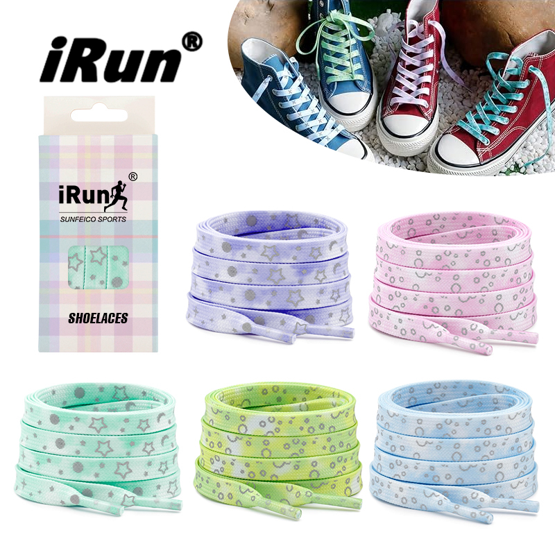 IRun Custom Reflective Star Galaxy shoelaces