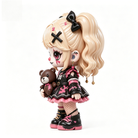 Figurine de collection artistique en PVC et ABS, personnalisée, style Clown Souriant, boîte mystère, 12 cm, certifiée ISO, cadeau tendance pour adolescents