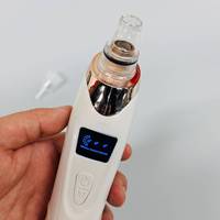 Kit portable 2025 pour l'élimination des points noirs – Nettoyeur de pores sans fil à 5 niveaux de puissance d'aspiration pour un nettoyage en profondeur des pores