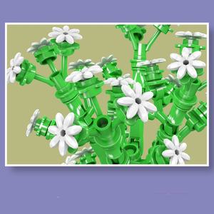 For Mould King 24004 Flower World Babysbreath Block Set DIY Plants Building Blocks Compatible with Big Brand Bricks Model <b>Toy</b> - Product Image 5
