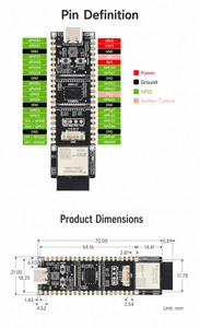Carte de développement ESP32-P4 RISC-V intégrant ESP32-C5, Wi-Fi6 2.4G/5G, antenne intégrée, interaction vocale IA - Product Image 4