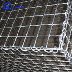 Kasa Gabion lasan galvanis tugas berat Grid kawat baja tahan karat untuk konstruksi dinding penahan kontrol erosi persegi - Product Image 6