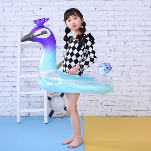 Flotador Inflable de Flamenco con Lentejuelas Rosas para Niñas de 2 a 4 Años - Product Image 2