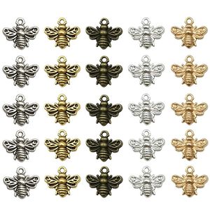 Pendentif abeille en alliage de zinc plaqué, accessoires de bijoux DIY pour la fabrication de bracelets et de colliers - Product Image 3