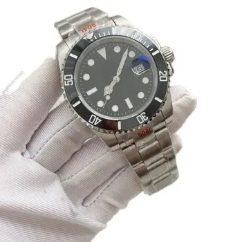 Vendita intera 41mm nuovo orologio giappone Seiko NH35 movimento orologi meccanici per gli uomini prospettiva inferiore