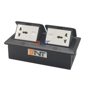 Enchufe Universal a prueba <span class=keywords><strong>de</strong></span> agua, eléctrico oculto, multifunción, negro, toma <span class=keywords><strong>de</strong></span> suelo emergente con puertos <span class=keywords><strong>de</strong></span> datos rj45 - Product Image 3