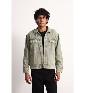 Chaqueta Vaquera para Hombre, Estilo Casual y Moderno, con Mangas Largas, para Uso en Exteriores, Estilo Urbano, en Venta - Product Image 1