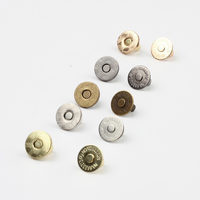 Fermoirs magnétiques carrés personnalisés 18 mm, boutons aimantés en terres rares pour sacs fins, boucle/verrou magnétique industriel