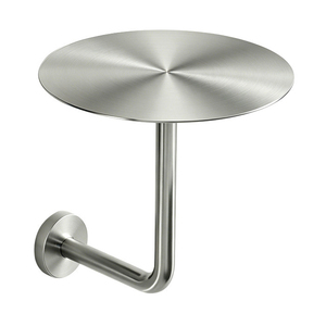<span class=keywords><strong>Tavolo</strong></span> Rotondo Industriale in Acciaio Inox <span class=keywords><strong>da</strong></span> <span class=keywords><strong>Parete</strong></span> per Caffetterie, Bar, Hotel, Ristoranti, Sale <span class=keywords><strong>da</strong></span> Pranzo, Giardini e Esterni - Product Image 2