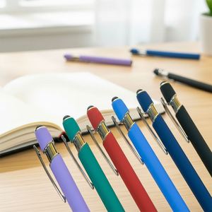 Free Sample Customized Wholesale Plastic <b>Pen</b> Promotional Advertising Gift Click <b>Ballpoint</b> <b>Pens</b> With Screen Touch - Product Image 5