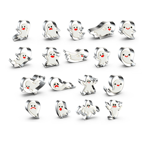 Moule à biscuits Halloween Design personnalisé <span class=keywords><strong>emporte</strong></span>-pièces fondant en acier inoxydable pour <span class=keywords><strong>chauve</strong></span>-<span class=keywords><strong>souris</strong></span> crâne fantôme chat sorcière - Product Image 2