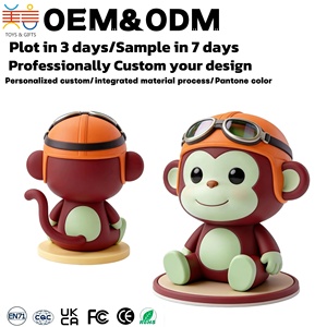 Supporto per telefono a forma di scimmietta in vinile, design ODM per action figure, personalizzabile, prodotto da Toy Factory - Product Image 5