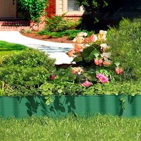 Bordure de bordure de paysage 1PCS Clôture pour jardin Lit de fleurs Ferme Pelouse Treillis Cadre Bois traité sous pression Type naturel