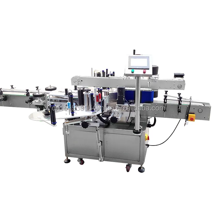 universal use double sided tape applicator two sides labeling machine two-side labeling equipment multifunction new design 2022 practical