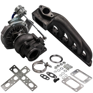 Turbocompresor T3 T4 con Colector Turbo para <span class=keywords><strong>BMW</strong></span> E46 323I / 323IS con Motores M50 + M52 - Product Image 1