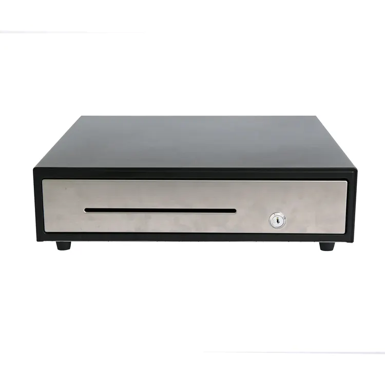 High Quality Black Top selling Cash drawer for POS terminal with 4 bill 5 bill Mini cash drawer with RJ11