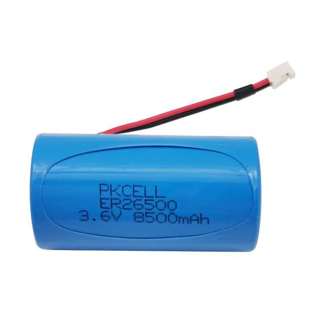 Baterai Litium LiSOCl2 ER26500 9000 V Tahan Lama UKURAN C 3.6 MAh