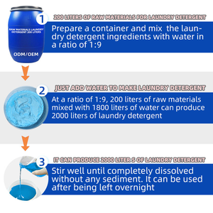Detergente Concentrato per Bucato in Massa, Materie Prime per Detersivi, Detergente Sgrassante e Sbiancante - Product Image 3