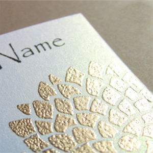 High-End 350g Ice White UV Business Card Spliced Thick with Shiny <strong>Pearl</strong> Made From Quality Offset Paper Cardboard Kraft Paper - Product Image 1
