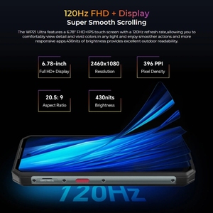 Venta al por mayor Popular <span class=keywords><strong>Oukitel</strong></span> <span class=keywords><strong>WP21</strong></span> Ultra Robusto teléfono móvil 12GB + 256GB Imagen térmica Sub Cámara teléfonos móviles 3G 4G Smartphone - Product Image 4
