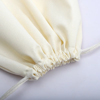 Offre Spéciale grand sac à poussière en coton lin motif personnalisé sac à dos réutilisable pochette en mousseline pour l'emballage chaussures de stockage vêtements