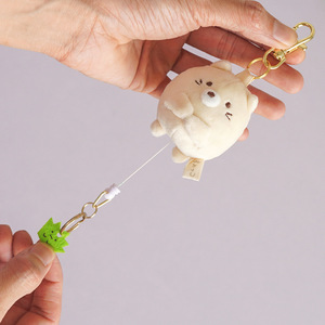 Llavero de Peluche de Camarón Frito Estilo Japonés, Muñeco de Peluche de Algodón PP, Accesorio para Bolsa, Colgante Lindo para Mochila Escolar - Product Image 5