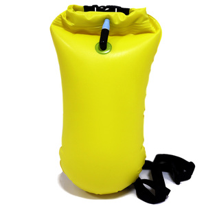 Khả năng hiển thị cao <span class=keywords><strong>PVC</strong></span> ngoài trời <span class=keywords><strong>Inflatable</strong></span> không thấm nước khô túi Tow <span class=keywords><strong>Float</strong></span> mở nước bơi phao cho an toàn bơi Đào Tạo - Product Image 1