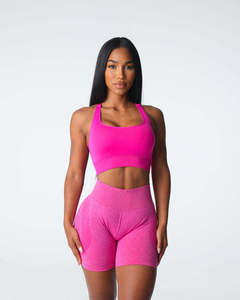 Vente en gros de soutien-gorge de fitness avec dos croisé soutien-gorge de sport avec logo personnalisé pour la gymnastique sexuelle et le yoga - Product Image 5