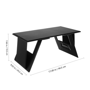 Home Office Portable PU Leather Adjustable <b>Foldable</b> Laptop Stand Holder <b>Desk</b> Couch Bed <b>Desk</b> - Product Image 2