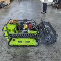 Pengiriman Gratis Model Baru Mesin Pemotong Rumput Robot Nirkabel Remote Control Mesin Pemotong Rumput Kebun Pertanian Mesin Pemotong Rumput Otomatis